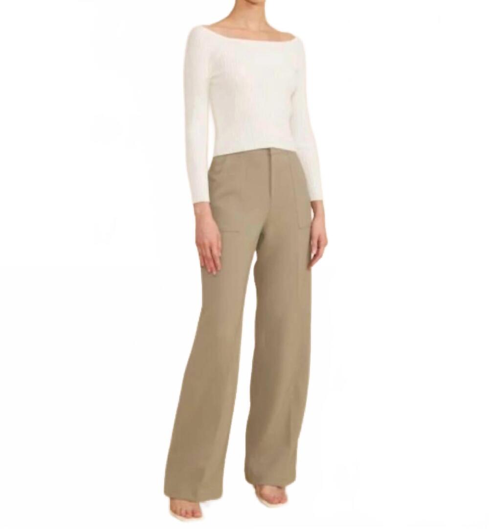 NEW LUCY PARIS diana wide leg pant in sage